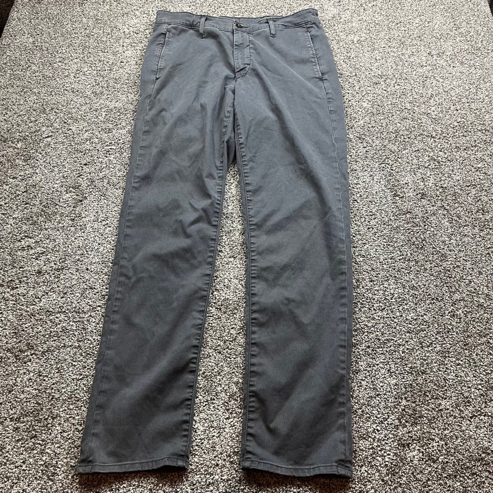 AG pants mens pants 32X31 slim fit Kullen Gray Slim Chino Italian